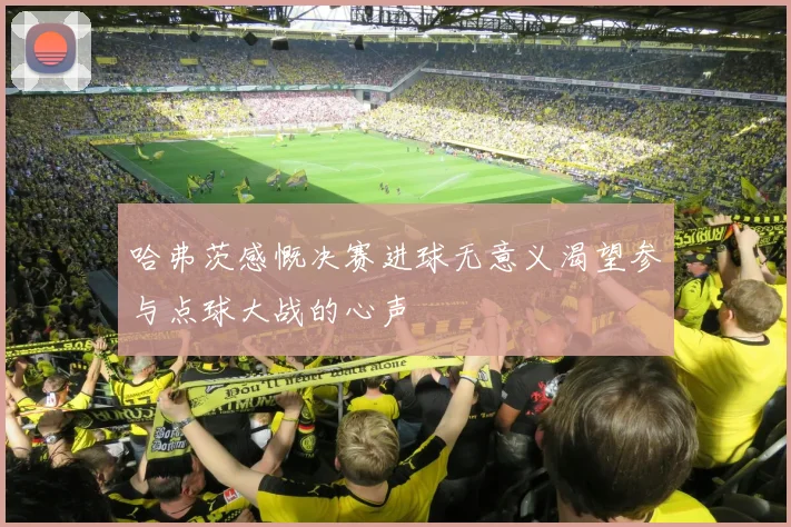 哈弗茨感慨决赛进球无意义渴望参与点球大战的心声