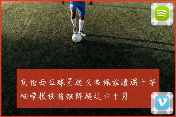 瓦伦西亚球员迭戈洛佩兹遭遇十字韧带损伤将缺阵超过六个月